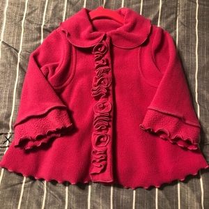 Peaches n cream fleece coat